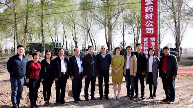 北京盛世龙精准扶贫，共建黄芪种植基地